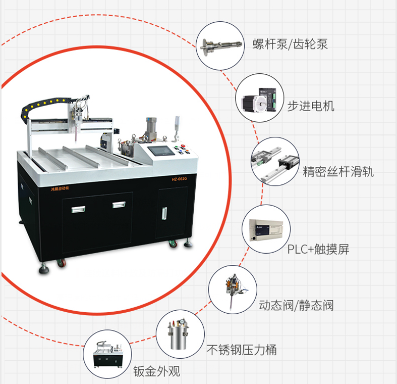 AB two component glue automatic potting machine – Shenzhen Xunbo Technology-多功能非標螺絲機_全自動視覺螺絲機_大型鎖螺絲機廠家 AB two component glue automatic potting machine – Shenzhen Xunbo Technology-多功能非標螺絲機_全自動視覺螺絲機_大型鎖螺絲機廠家