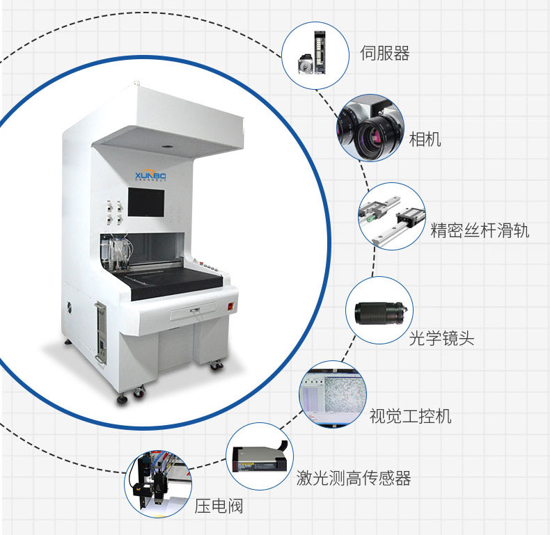 High precision panoramic vision dispensing machine – Shenzhen Xunbo Technology-Screw machine - plasma processing machine -Potting machine - dispensing machine - soldering machine High precision panoramic vision dispensing machine – Shenzhen Xunbo Technology-Screw machine - plasma processing machine -Potting machine - dispensing machine - soldering machine