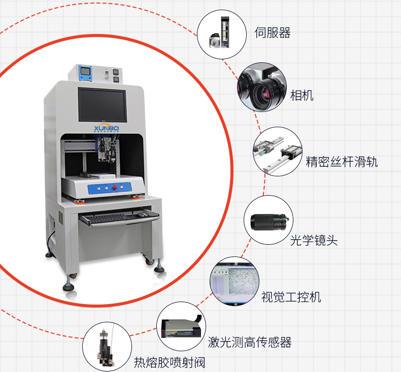 30ML hot melt adhesive piezoelectric valve visual dispensing machine – Shenzhen Xunbo Technology-Screw machine - plasma processing machine -Potting machine - dispensing machine - soldering machine 30ML hot melt adhesive piezoelectric valve visual dispensing machine – Shenzhen Xunbo Technology-Screw machine - plasma processing machine -Potting machine - dispensing machine - soldering machine
