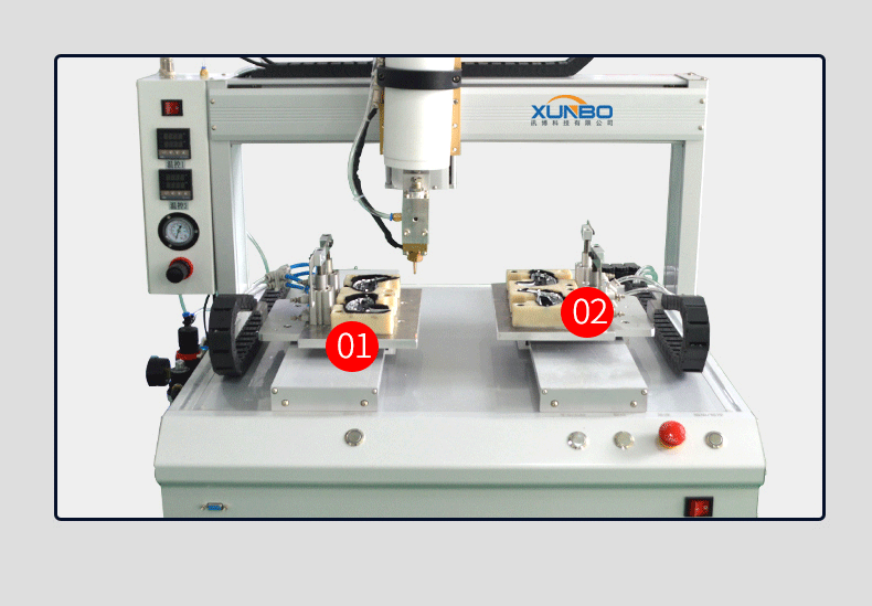 300ml double station hot melt glue dispenser – Shenzhen Xunbo Technology-Screw machine - plasma processing machine -Potting machine - dispensing machine - soldering machine 300ml double station hot melt glue dispenser – Shenzhen Xunbo Technology-Screw machine - plasma processing machine -Potting machine - dispensing machine - soldering machine