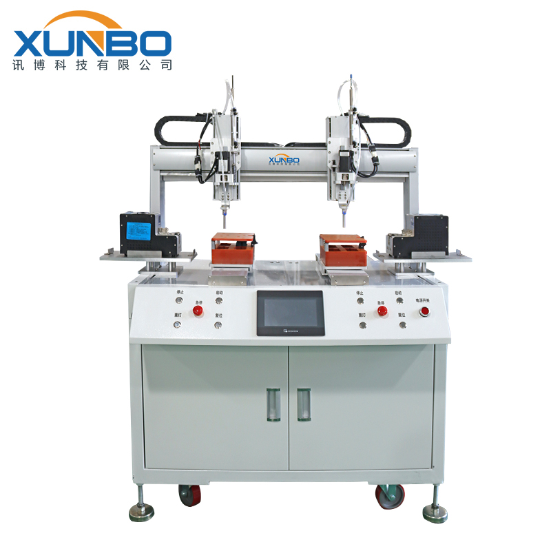 落地式雙伺服電批雙工位自動螺絲機-深圳訊博科技 落地式雙伺服電批雙工位自動螺絲機-深圳訊博科技
