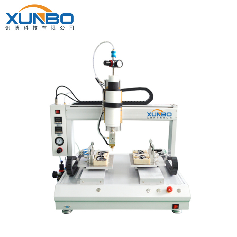 300ml double station hot melt glue dispenser – Shenzhen Xunbo Technology 300ml double station hot melt glue dispenser – Shenzhen Xunbo Technology