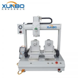 Double station Y-axis motor automatic turning dispensing machine – Shenzhen Xunbo Technology